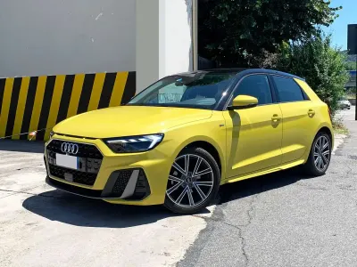 Usata Audi A1 Sportback S-Line 110 CV (80 kW) 2022 Python yellow mythos black Utilitaria