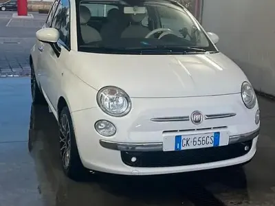 Usata Fiat 500 69 CV (50 kW) 2010 Bianco Cabrio