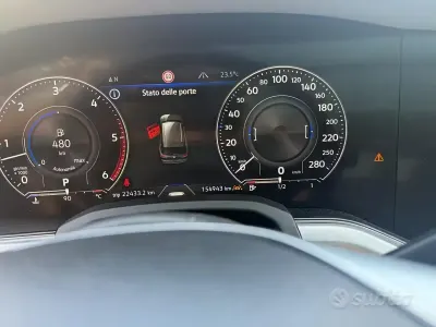 Usata VW Touareg R-line 286 CV (210 kW) 2019 Nero SUV