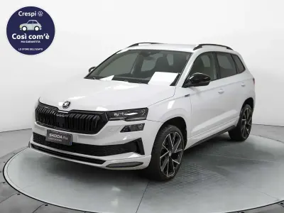 Usata Skoda Karoq SportLine 116 CV (85 kW) 2023 Bianco SUV