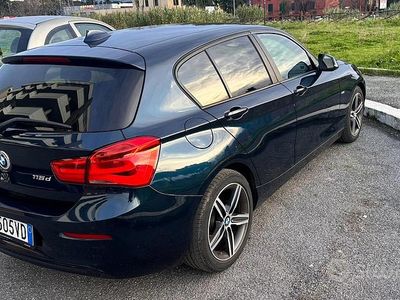Usata BMW 116 Sport Line 2017 Blu Utilitaria