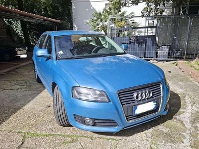 Usata Audi A3 Attraction 125 CV (91 kW) 2010 Blu/azzurro Utilitaria