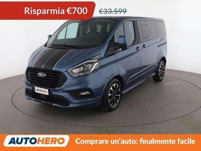 Usata Ford Tourneo Sport 185 CV (136 kW) 2021 Blu/azzurro Monovolume