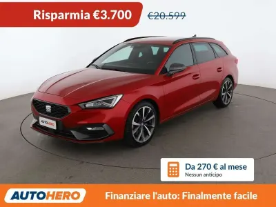 Usata Seat Leon FR 150 CV (110 kW) 2020 Rosso Station wagon