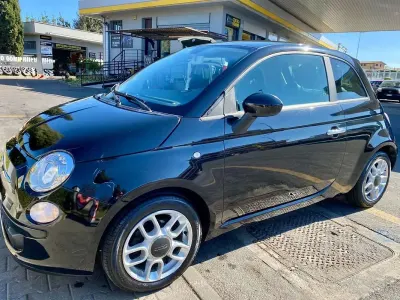 Usata Fiat 500 Lounge 69 CV (50 kW) 2009 Nero Cabrio