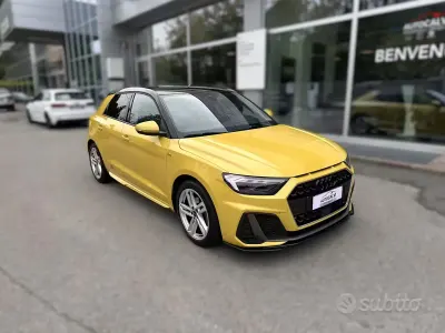 Usata Audi A1 Sportback S-Line 110 CV (80 kW) 2023 Giallo Utilitaria
