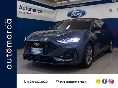 Usata Ford Focus ST-Line 125 CV (91 kW) 2023 Azzurro metallizzato Berlina