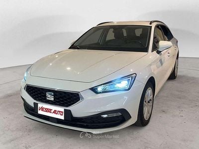 Usata Seat Leon Style 110 CV (80 kW) 2022 Bianco Station wagon