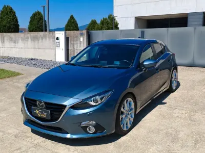 Usata Mazda 3 Exceed 165 CV (121 kW) 2015 Bluazzurro Berlina