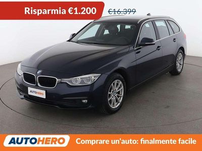 Usata BMW 316 Advantage 116 CV (85 kW) 2017 Blu Station wagon