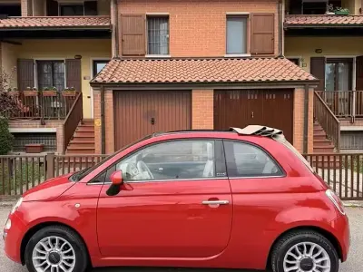 Usata Fiat 500C Lounge 69 CV (50 kW) 2012 Rosso Cabrio