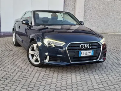 Usata Audi A3 Cabriolet Sport 150 CV (110 kW) 2017 Blu/azzurro Cabrio