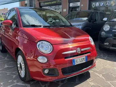 Usata Fiat 500 Lounge 69 CV (50 kW) 2012 Rosso Utilitaria