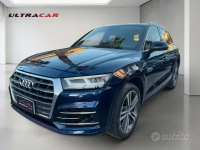 Usata Audi Q5 S-line plus 190 CV (139 kW) 2019 Blu SUV
