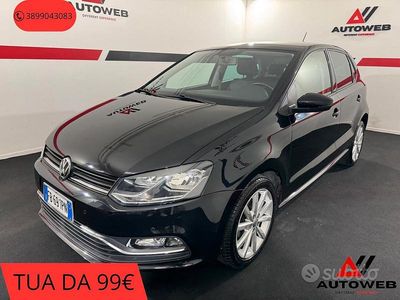 Usata VW Polo Trendline 75 CV (55 kW) 2015 Nero Berlina
