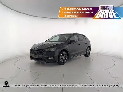 Usata Skoda Fabia Monte Carlo 95 CV (69 kW) 2023 Nero tulipano perlato Utilitaria