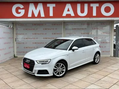 Begagnad Audi A3 S-Line 116 HK (85 kW) 2018 Vit Sedan