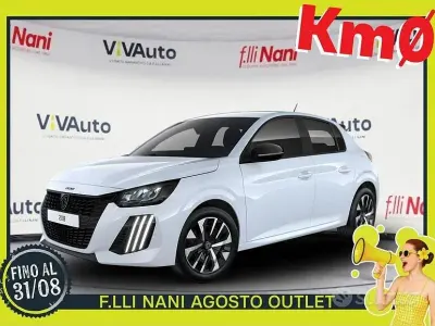 Nuova Peugeot 208 Active 2025 Bianco Utilitaria