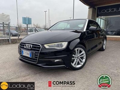Usata Audi A3 Cabriolet Ambition 150 CV (110 kW) 2015 Nero Cabrio