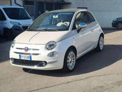 Usata Fiat 500C 69 CV (50 kW) 2018 Bianco Cabrio