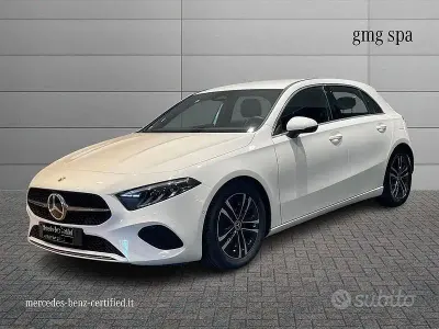 Usata Mercedes A180 Advanced 116 CV (85 kW) 2023 Bianco Utilitaria