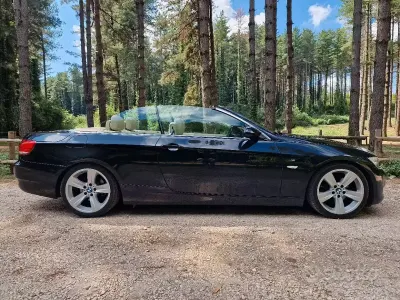 Usata BMW 320 Cabriolet 177 CV (130 kW) 2009 Nero Cabrio