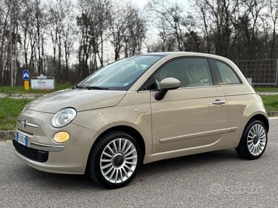 Usata Fiat 500 Lounge 69 CV (50 kW) 2015 Beige Berlina