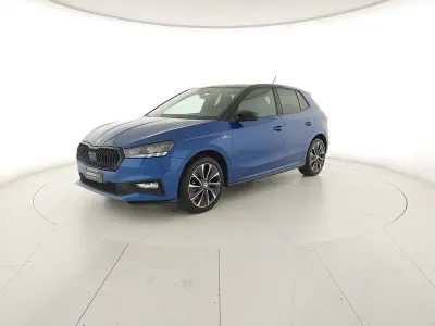 Usata Skoda Fabia Monte Carlo 95 CV (69 kW) 2023 Blu race metallizzato nero tulipano perl Utilitaria