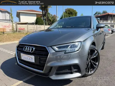 Usata Audi A3 S-Line 115 CV (84 kW) 2019 Grigio Berlina