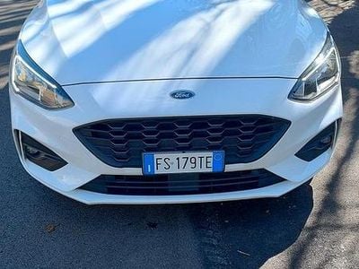 Usata Ford Focus ST-Line 120 CV (88 kW) 2018 Bianco Berlina