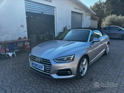 Usata Audi A5 Cabriolet S-Line 170 CV (125 kW) 2019 Grigio Cabrio