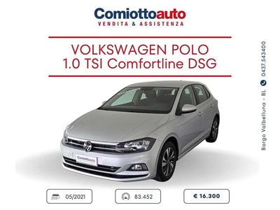 Usata VW Polo Comfortline 95 CV (69 kW) 2021 Grigio Berlina