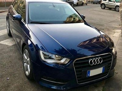Usata Audi A3 Ambition 105 CV (77 kW) 2013 Blu/azzurro Berlina