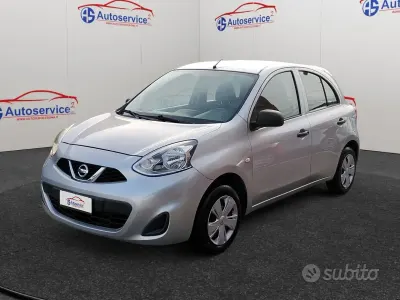 Usata Nissan Micra Visia 80 CV (58 kW) 2015 Grigio Utilitaria