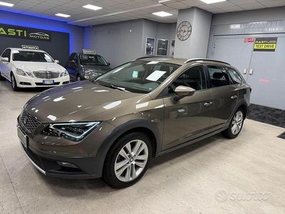 Usata Seat Leon ST 4Drive 110 CV (80 kW) 2015 Marrone Station wagon