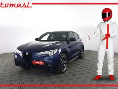 Usata Alfa Romeo Stelvio Veloce 209 CV (153 kW) 2021 Blu montecarlo SUV