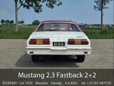 Usata Ford Mustang 89 CV (65 kW) 1976 Bianco Coupé