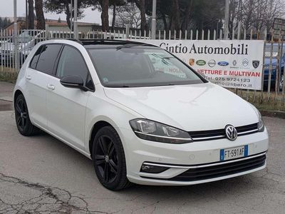 Usata VW Golf VII 116 CV (85 kW) 2018 Bianco Berlina