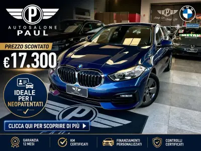 Usata BMW 116 Advantage 116 CV (85 kW) 2020 Phytonic blue (metallizzato) Utilitaria