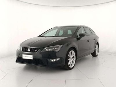 Usata Seat Leon ST FR 184 CV (135 kW) 2016 Nero midnight met. Station wagon