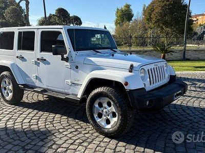 Usata Jeep Wrangler Sahara 200 CV (147 kW) 2015 Bianco SUV