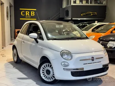 Usata Fiat 500 Lounge 69 CV (50 kW) 2009 Bianco Cabrio