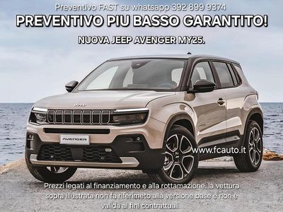 Nuova Jeep Avenger Longitude 101 CV (74 kW) 2025 Rosso SUV