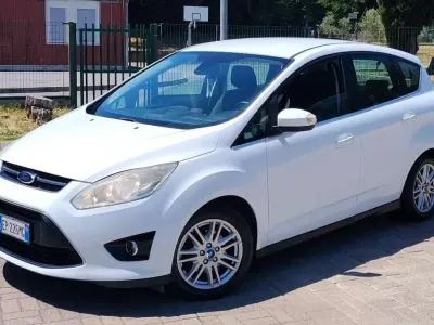 Usata Ford C-MAX Titanium 116 CV (85 kW) 2012 Bianco Monovolume