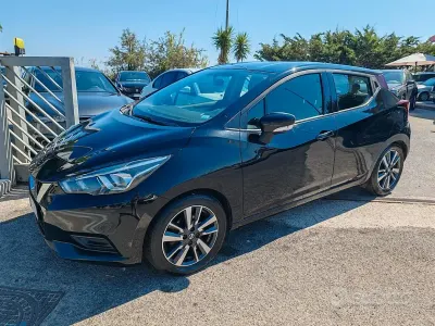 Usata Nissan Micra Acenta 90 CV (66 kW) 2018 Nero Utilitaria