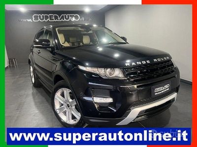 Usata Land Rover Range Rover evoque Dynamic 190 CV (139 kW) 2012 Nero SUV