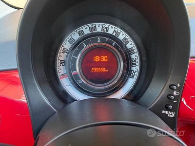 Usata Fiat 500 75 CV (55 kW) 2009 Rosso Cabrio