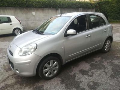 Usata Nissan Micra Comfort 80 CV (58 kW) 2012 Argento Utilitaria