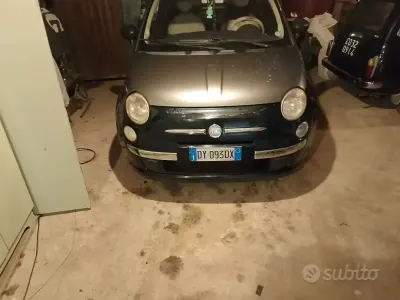 Usata Fiat 500 69 CV (50 kW) 2009 Grigio Cabrio