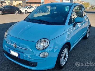 Usata Fiat 500C Lounge 95 CV (69 kW) 2011 Blu Cabrio